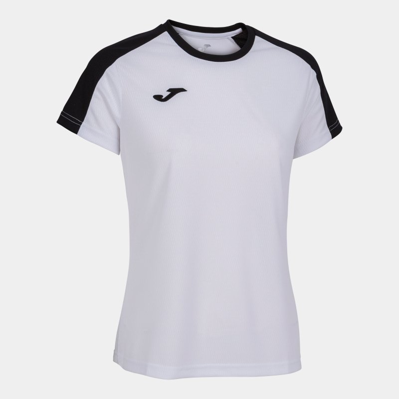 JOMA ECO CHAMPIONSHIP SHORT SLEEVE T-SHIRT WHITE BLACK