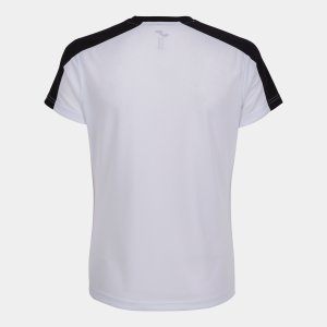 JOMA ECO CHAMPIONSHIP SHORT SLEEVE T-SHIRT WHITE BLACK