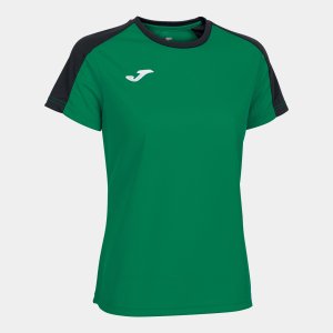 JOMA ECO CHAMPIONSHIP SHORT SLEEVE T-SHIRT GREEN BLACK