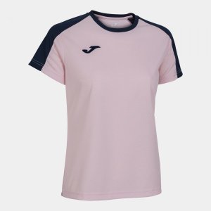 JOMA ECO CHAMPIONSHIP SHORT SLEEVE T-SHIRT PINK NAVY