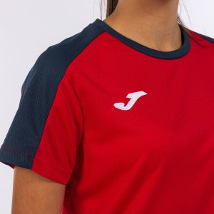JOMA ECO CHAMPIONSHIP SHORT SLEEVE T-SHIRT RED NAVY