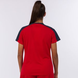 JOMA ECO CHAMPIONSHIP SHORT SLEEVE T-SHIRT RED NAVY