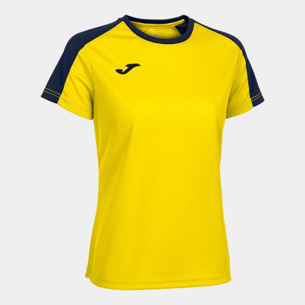 JOMA ECO CHAMPIONSHIP SHORT SLEEVE T-SHIRT YELLOW NAVY