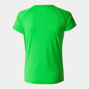 JOMA ELITE IX SHORT SLEEVE T-SHIRT FLUOR GREEN