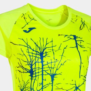 JOMA ELITE IX SHORT SLEEVE T-SHIRT FLUOR YELLOW