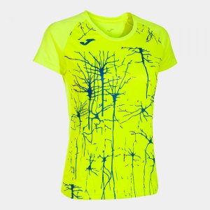 JOMA ELITE IX SHORT SLEEVE T-SHIRT FLUOR YELLOW