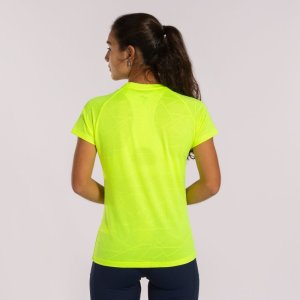 JOMA ELITE IX SHORT SLEEVE T-SHIRT FLUOR YELLOW