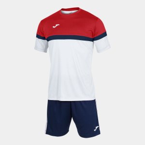 JOMA DANUBIO SET WHITE RED