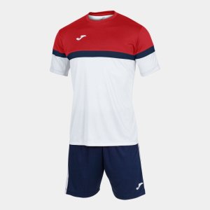 JOMA DANUBIO SET WHITE RED