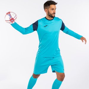 JOMA PHOENIX GK SET FLUOR TURQUOISE-NAVY
