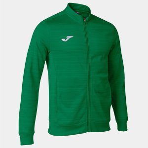 JOMA GRAFITY III FULL ZIP SWEATSHIRT GREEN