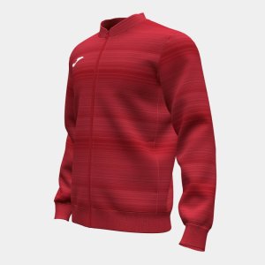 JOMA GRAFITY III FULL ZIP SWEATSHIRT RED