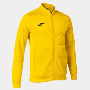 JOMA GRAFITY III FULL ZIP SWEATSHIRT YELLOW