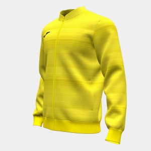 JOMA GRAFITY III FULL ZIP SWEATSHIRT YELLOW