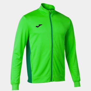 JOMA WINNER II FULL ZIP SWEATSHIRT FLUOR GREEN