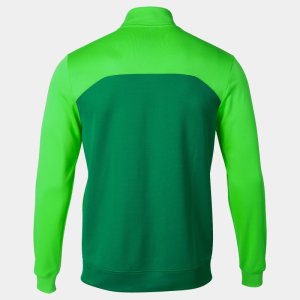 JOMA WINNER II FULL ZIP SWEATSHIRT FLUOR GREEN