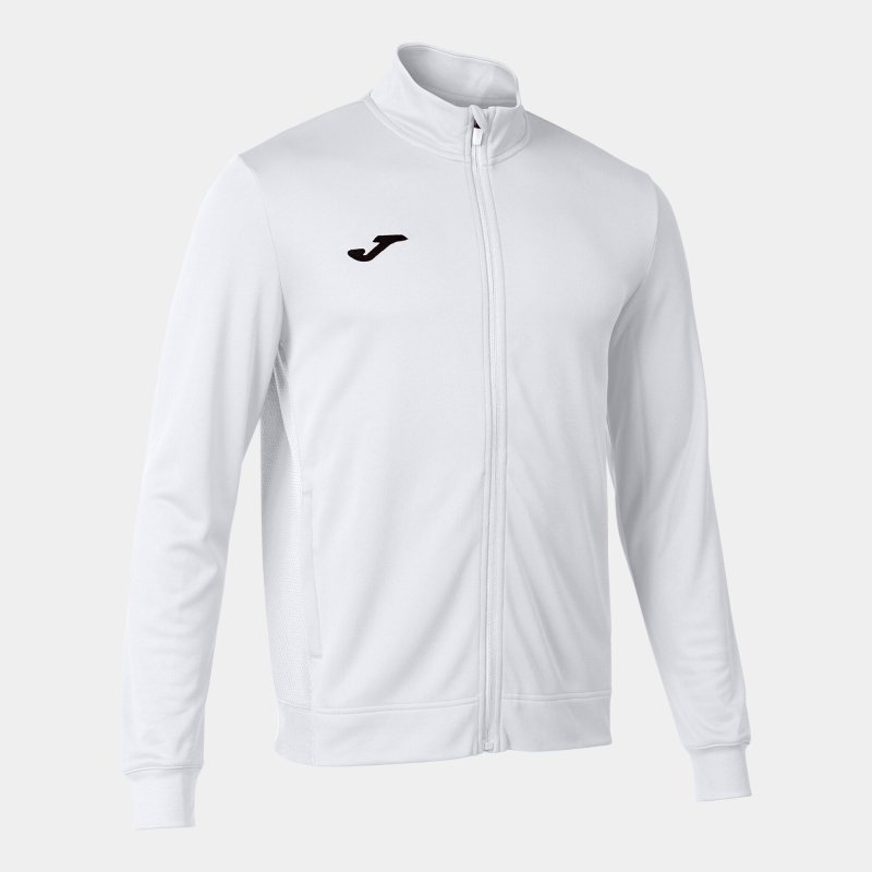 JOMA WINNER II FULL ZIP SWEATSHIRT WHITE
