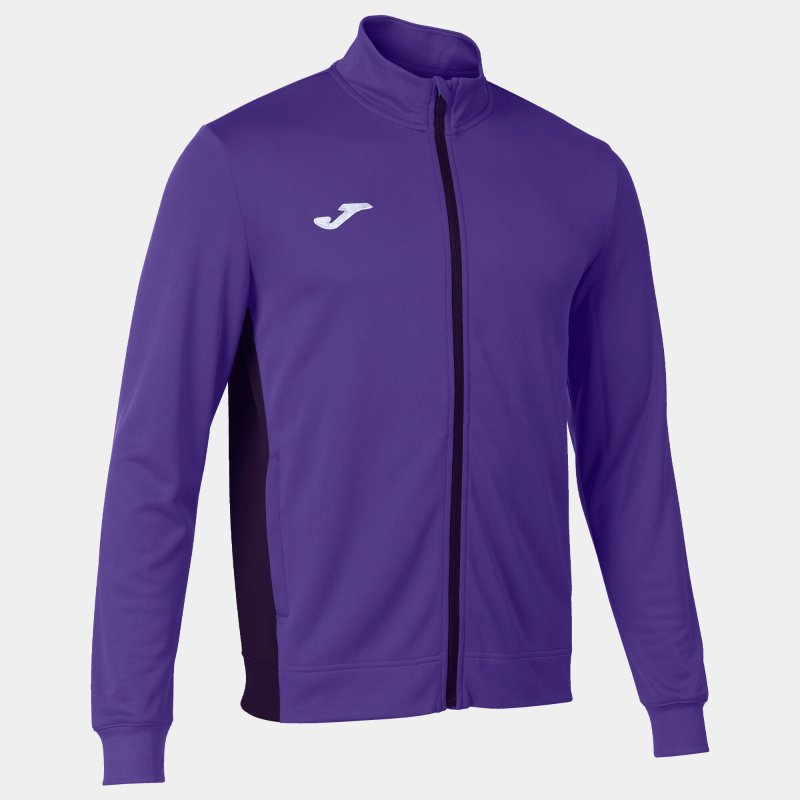 JOMA WINNER II FULL ZIP SWEATSHIRT PURPLE