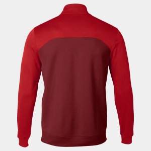 JOMA WINNER II FULL ZIP SWEATSHIRT RED