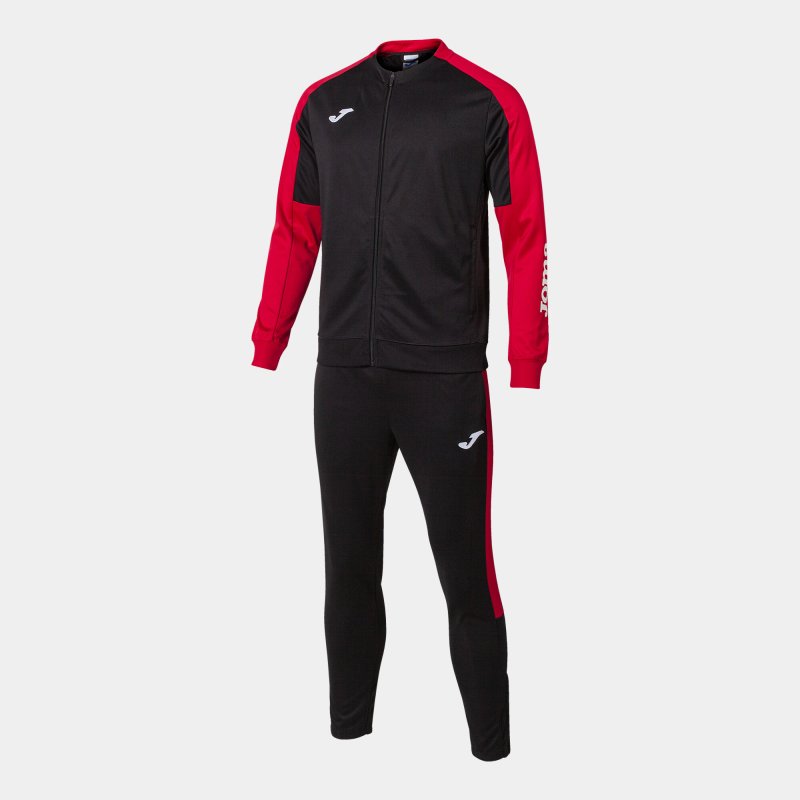 JOMA ECO CHAMPIONSHIP TRACKSUIT BLACK RED