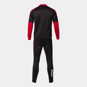 JOMA ECO CHAMPIONSHIP TRACKSUIT BLACK RED