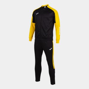 JOMA ECO CHAMPIONSHIP TRACKSUIT BLACK YELLOW