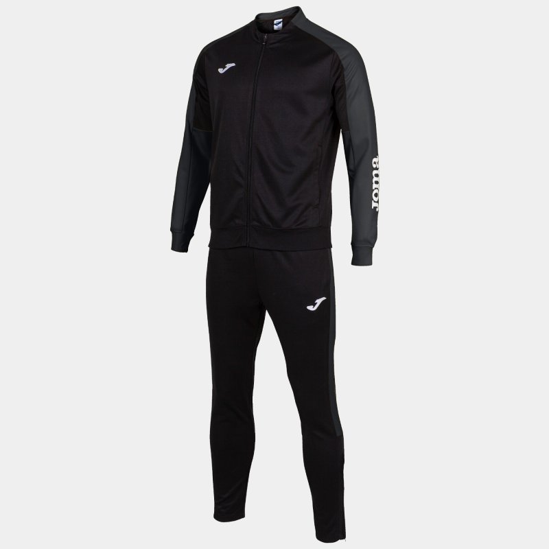 JOMA ECO CHAMPIONSHIP TRACKSUIT BLACK ANTHRACITE