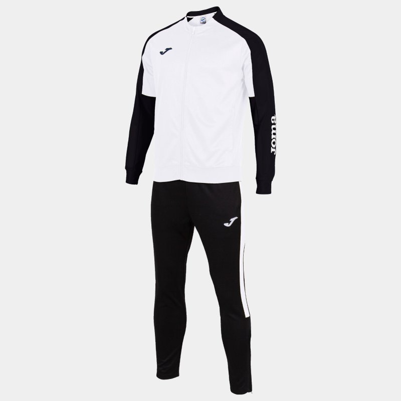 JOMA ECO CHAMPIONSHIP TRACKSUIT WHITE BLACK