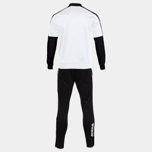 JOMA ECO CHAMPIONSHIP TRACKSUIT WHITE BLACK