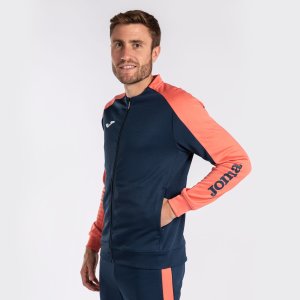 JOMA ECO CHAMPIONSHIP TRACKSUIT NAVY FLUOR ORANGE