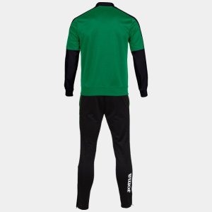 JOMA ECO CHAMPIONSHIP TRACKSUIT GREEN BLACK
