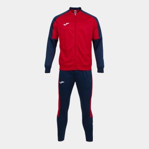 JOMA ECO CHAMPIONSHIP TRACKSUIT RED NAVY