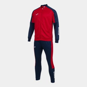 JOMA ECO CHAMPIONSHIP TRACKSUIT RED NAVY