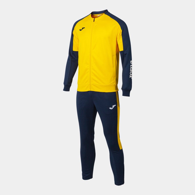 JOMA ECO CHAMPIONSHIP TRACKSUIT YELLOW NAVY