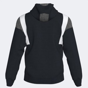 JOMA CONFORT III ZIP-UP HOODIE BLACK