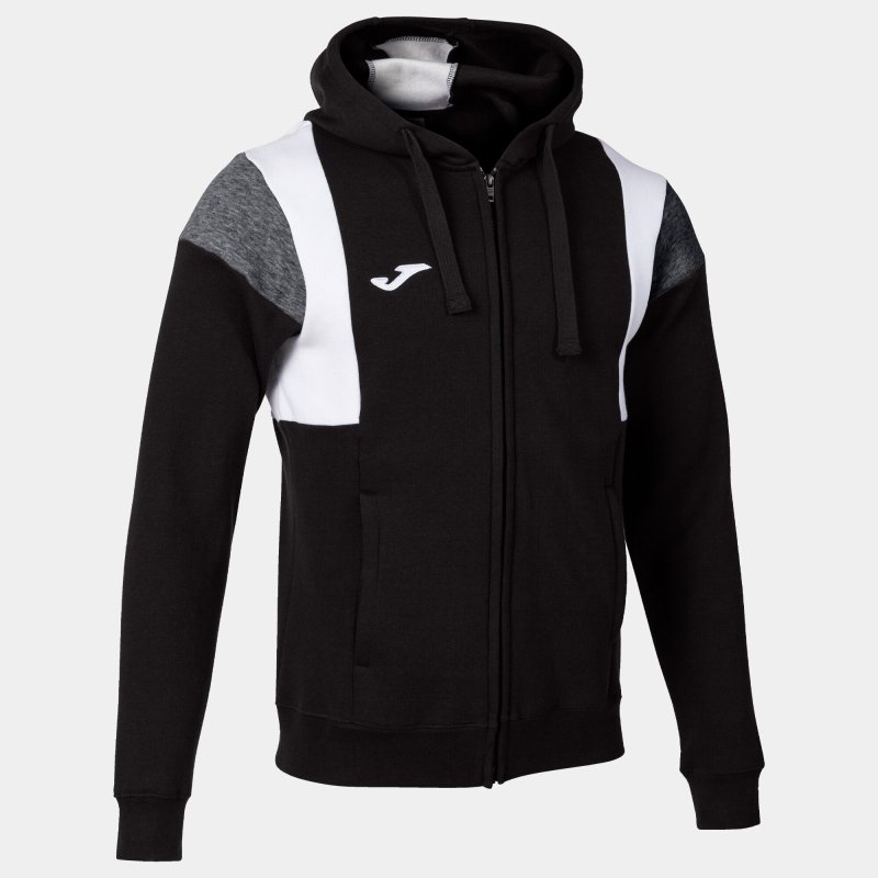 JOMA CONFORT III ZIP-UP HOODIE BLACK