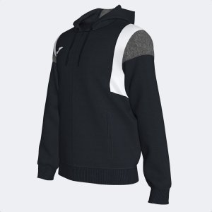 JOMA CONFORT III ZIP-UP HOODIE BLACK
