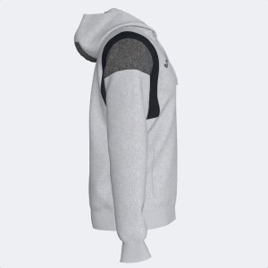 JOMA CONFORT III ZIP-UP HOODIE MELANGE GREY