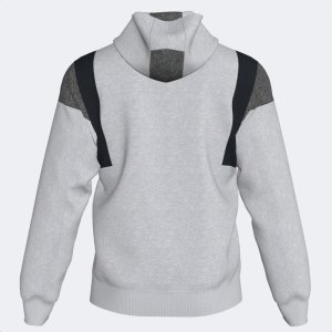JOMA CONFORT III ZIP-UP HOODIE MELANGE GREY