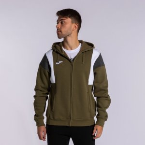JOMA CONFORT III ZIP-UP HOODIE KHAKI