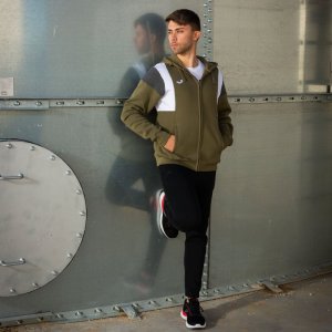 JOMA CONFORT III ZIP-UP HOODIE KHAKI