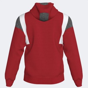 JOMA CONFORT III ZIP-UP HOODIE RED