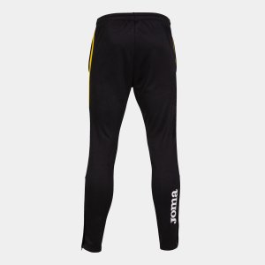 JOMA ECO CHAMPIONSHIP LONG PANTS BLACK YELLOW
