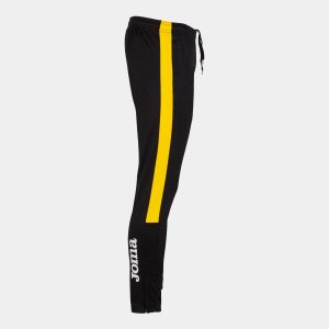 JOMA ECO CHAMPIONSHIP LONG PANTS BLACK YELLOW