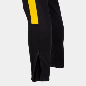 JOMA ECO CHAMPIONSHIP LONG PANTS BLACK YELLOW