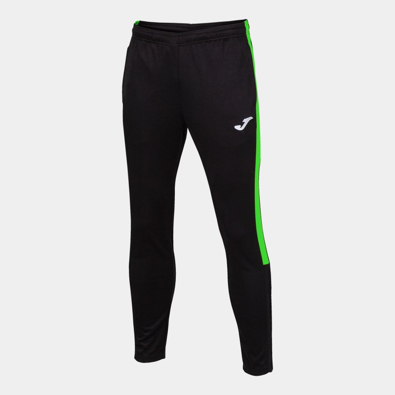 JOMA ECO CHAMPIONSHIP LONG PANTS BLACK FLUOR GREEN