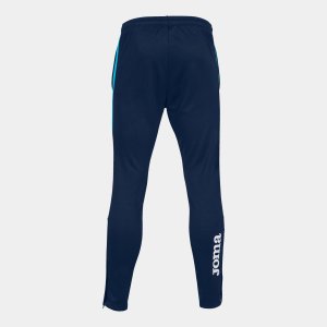 JOMA ECO CHAMPIONSHIP LONG PANTS NAVY FLUOR TURQUOISE