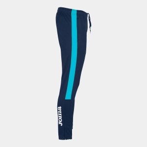 JOMA ECO CHAMPIONSHIP LONG PANTS NAVY FLUOR TURQUOISE