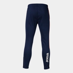 JOMA ECO CHAMPIONSHIP LONG PANTS NAVY FLUOR ORANGE