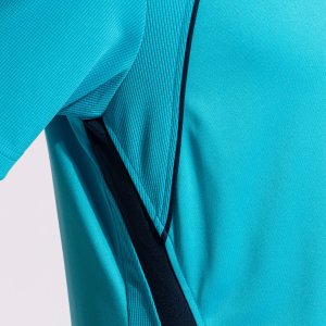JOMA CHAMPIONSHIP VII SHORT SLEEVE T-SHIRT FLUOR TURQUOISE-NAVY